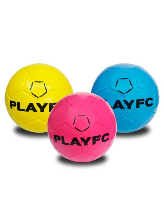 Kit 3 mini bolas coloridas – Play FC